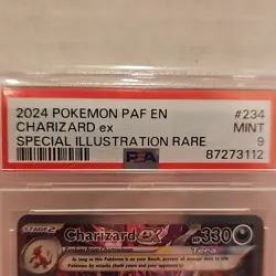 Pokemon Charizard ex Paldean Fates 234/091 Special Illustration Holo PSA 9 - Image 4