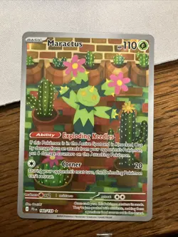 Maractus 160/159 Journey Together Full Art Ultra Rare Holo Pokemon NM grade It! - Image 1