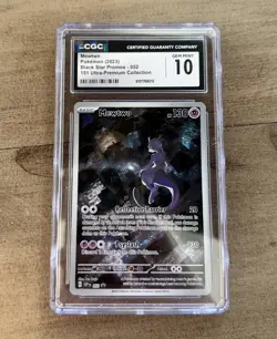 2023 POKEMON SVP EN-SV 151 ULTRA-PREMIUM COLLECTION PROMO #052 MEWTWO CGC 10. - Image 1