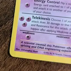 Mewtwo 12 Black Star Promo #12 WOTC Pokemon TCG Near Mint Condition - Image 5