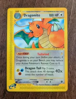 Dragonite 43/165 Expedition Non Holo Rare E-Reader 2002 Pokemon TCG Near Mint! - Image 1