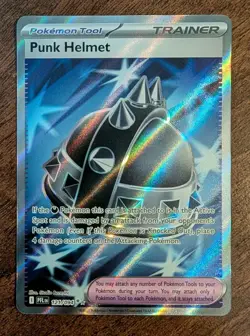 Pokemon TCG Punk Helmet 121/094 Full Art Trainer - Phantasmal Flames - NM - Image 1