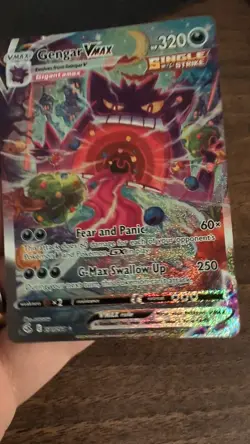 Gengar VMAX 271/264 Fusion Strike Alt Art Pokemon TCG Near Mint - Image 2