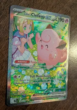 Lillie's Clefairy Ex 184/159 Journey Together Special Illustration Pokemon TCG - Image 2