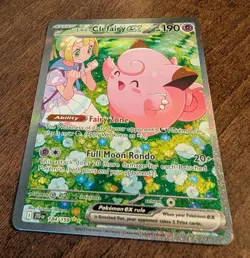 Lillie's Clefairy Ex 184/159 Journey Together Special Illustration Pokemon TCG - Image 3