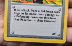 Koga 106/132 Gym Challenge Regular Unlimited Rare Non Holo Vintage Pokemon TCG - Image 4