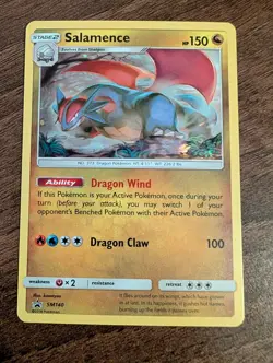 Salamence SM140 HOLO RARE Pokemon Black Star Promo NM 2018 - Image 3
