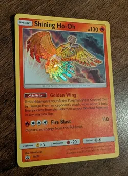 Shining Ho-Oh SM70 Sun & Moon Promos Holo 2017 Pokemon TCG NM - Image 4