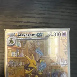 Pokemon TCG Alakazam EX Holo Ultra Rare Scarlet and Violet 151 - Image 2