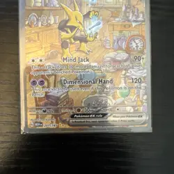 Pokemon TCG Alakazam EX Holo Ultra Rare Scarlet and Violet 151 - Image 3