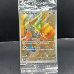 Mimikyu - 075 (Pokemon Center Exclusive) 075 Sv NM Still SEALED - Image 1