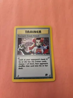 Pokemon TCG Trainer Rockets Sneak Attack Holo 16/82 - Image 1