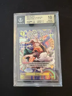 2023 ONE PIECE AWAKENING OF THE NEW ERA #OP05-100 ENEL ALTERNATE ART SP BGS 10 - Image 1