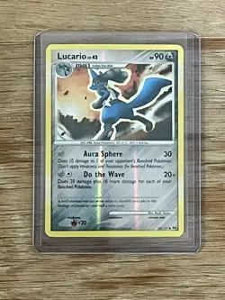 Lucario Reverse Holo 53/127 Pokemon TCG Platinum LP/MP - Image 1