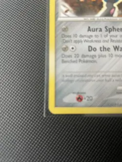 POKEMON TCG DIAMOND AND PEARL LUCARIO PRERELEASE 53/127 NON HOLO LP - Image 4