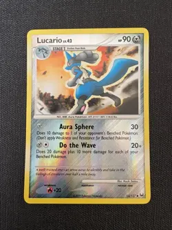Pokemon TCG - Lucario 53/127 Platinum Reverse Holo - LP - Image 1