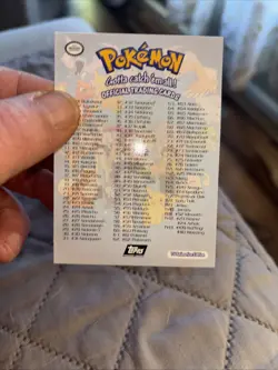Pokemon Topps 1999 - Gotta Catch ‘em all! - Official Trading Cards List Holo #tr - Image 3