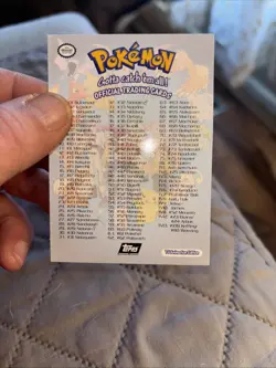 Pokemon Topps 1999 - Gotta Catch ‘em all! - Official Trading Cards List Holo #tr - Image 4