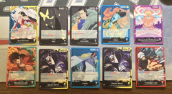 One Piece Card Lot Of 17 Leader - OP14,OP13,OP12 - 4/5 Life - Imu,Boa,Luffy,+ - Image 1