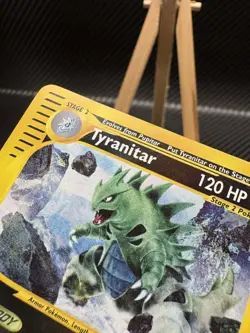 Pokemon TCG Tyranitar Expedition Base Set Reverse Holo Card 29/165 LP - Image 3