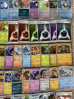 BLK Bolt White Flare x35 Reverse Holo + x28 Holos + x14 Pokeball Lot of 77 Card - Image 3