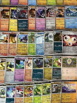 BLK Bolt White Flare x35 Reverse Holo + x28 Holos + x14 Pokeball Lot of 77 Card - Image 4