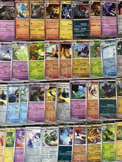 BLK Bolt White Flare x35 Reverse Holo + x28 Holos + x14 Pokeball Lot of 77 Card - Image 5
