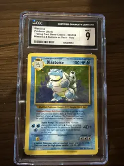 Blastoise 003/034 Trading Card Game Classic Collection 2023 Holo CGC 9 - Image 1