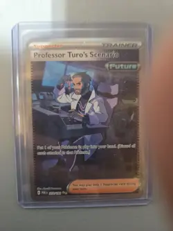 Professor Turo's Scenario Paradox Rift Illustration Card 257/182 Pokemon TCG - Image 1