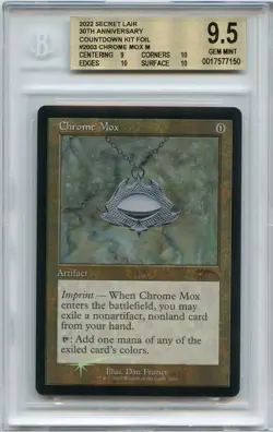 2022 MTG SECRET LAIR DROP FOIL #2003 CHROME MOX BGS 9.5+ (w/ subs) - Image 1