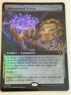 Mirrormind Crown Extended Art Lorwyn Eclipsed Foil 381 - Image 1