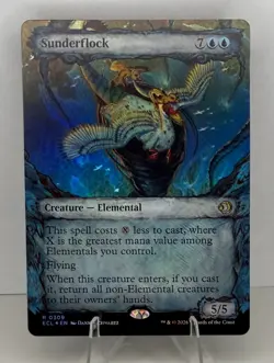 MTG ECL-0309 Sunderflock (Showcase) - Lorwyn Eclipsed Foil Rare - Image 1