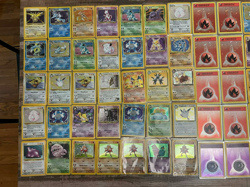 89 HOLO RARE VINTAGE WOTC POKEMON CARD LOT & 116 WOTC Non Holo Rares - Image 2
