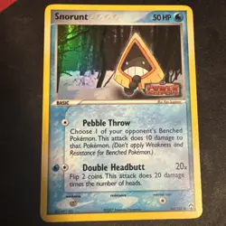 Pokemon Snorunt 64/108 Power Keepers Stamped Reverse Holo 2007 LP - Image 1
