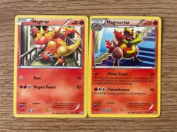 Magmortar 21/124 + Magmar 20/124 | Dragons Exalted | Near Mint | Pokemon TCG - Image 1