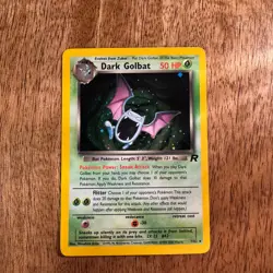 Dark Golbat 7/82 Holo Rare Unlimited Team Rocket Pokemon - Image 2