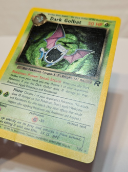 Dark Golbat 7/82 Holo Rare Unlimited Team Rocket Pokemon 1283 - Image 2