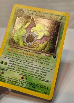 Dark Golbat 7/82 Holo Rare Unlimited Team Rocket Pokemon 1283 - Image 3
