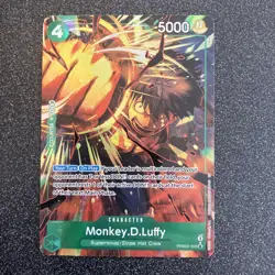 Monkey.D.Luffy PRB02-005 SR Foil Alt Art English NM One Piece CCG - Image 1