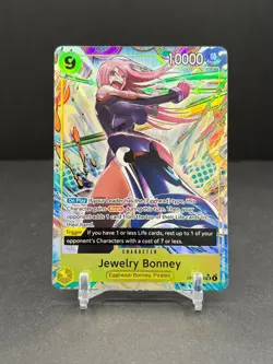 Jewelry Bonney Alt Art Super Rare - Carrying On His Will #OP13-108 SR One Piece - Image 1