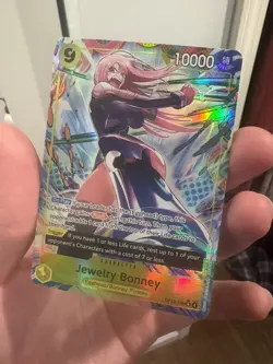 Jewelry Bonney OP13-108 SR Alt Art Carrying On His Will One Piece TCG English NM - Image 1