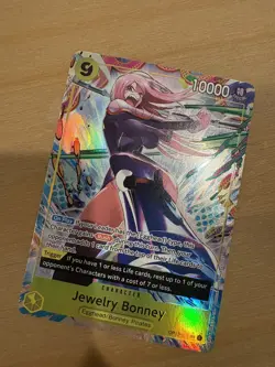 Jewelry Bonney OP13-108 SR Alt Art Carrying On His Will One Piece TCG English NM - Image 2