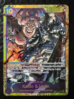 One Piece TCG Kaido & Linlin OP08-119 Two Legends SEC Full Art Foil - Image 1