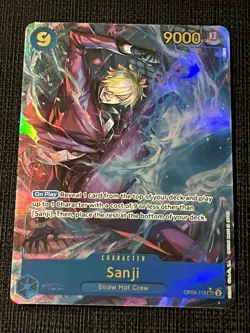 SANJI - One Piece OP06-119 - AA Alt Art SEC Secret Rare - Wings of the Captain - Image 1