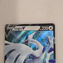 Pokemon TCG Lugia v SWSH301 Holo Black Star Promo Card - Image 3