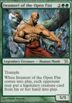 MTG magic cards 1x Iwamori of the Open Fist Betrayers Light Play, English - Image 1