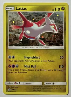 Latias SM135 (LP) Holo Rare Sun & Moon: Black Star Promo 2018 Pokemon Card - Image 1