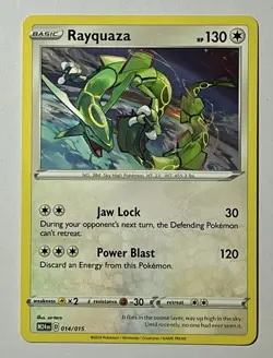 Rayquaza 014/015 (NM) Rare Promo McDonalds M24 Set 2024 Pokemon Card - Image 1