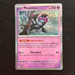 Munkidori 095/167 Pokemon Twilight Masquerade SV06 Rare Holo Card NM - Image 1