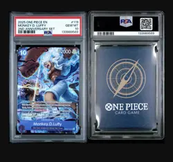 2025 ONE PIECE ENGLISH VERSION 2ND ANNIVERSARY SET #119 MONKEY D. LUFFY PSA 10 - Image 3